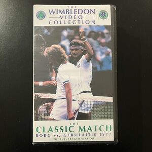 Wimbledon Video Collection - Borg vs Gerulaitis 1977 
New Sealed
